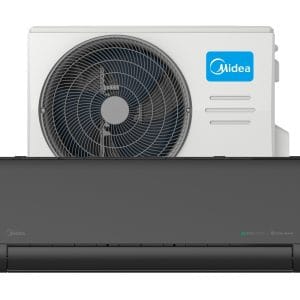 Midea Solstice EZ 12 musta – sisä- ja ulkoyksikkö