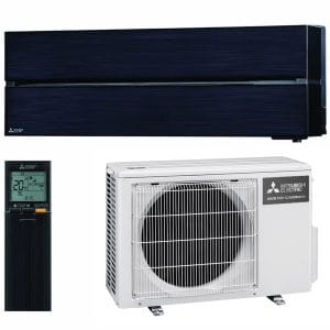 Mitsubishi Electric LN35 Onyxinmusta – sisä- ja ulkoyksikkö