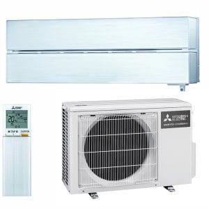 Mitsubishi Electric LN35 Helmenvalkoinen – sisä- ja ulkoyksikkö