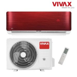 Vivax R+ Design 12 punainen – sisä- ja ulkoyksikkö