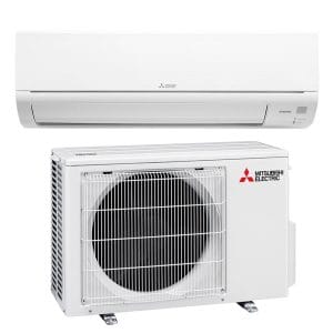 Mitsubishi Electric TP35 ilmanjäähdytin – sisä- ja ulkoyksikkö