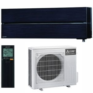 Mitsubishi Electric LN50 Onyxinmusta – sisä- ja ulkoyksikkö