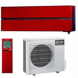 Mitsubishi Electric LN50 Rubiininpunainen – sisä- ja ulkoyksikkö